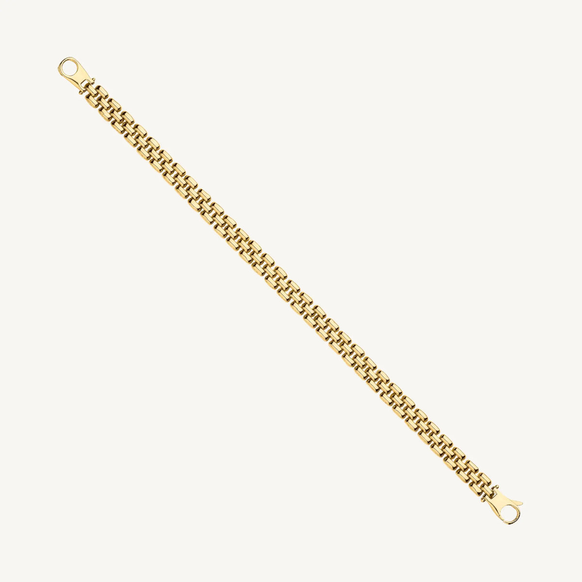 Panther Link Bracelet – 9ct Yellow Gold THERESHEIS.jewels*