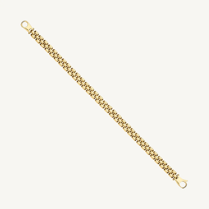 Panther Link Bracelet – 9ct Yellow Gold THERESHEIS.jewels*