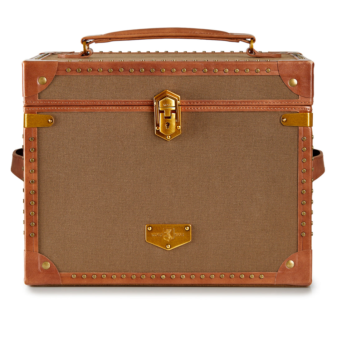 Ida Trunk Jewellery Box — Khaki