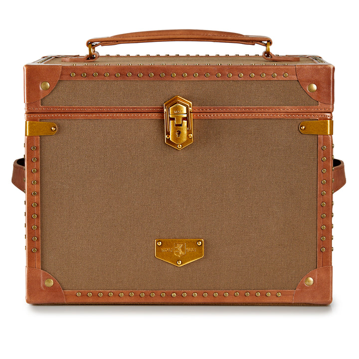 Ida Trunk Jewellery Box — Khaki