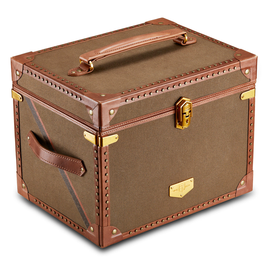 Ida Trunk Jewellery Box — Khaki