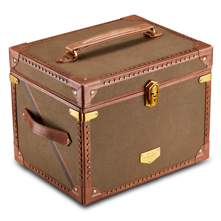Ida Trunk Jewellery Box — Khaki