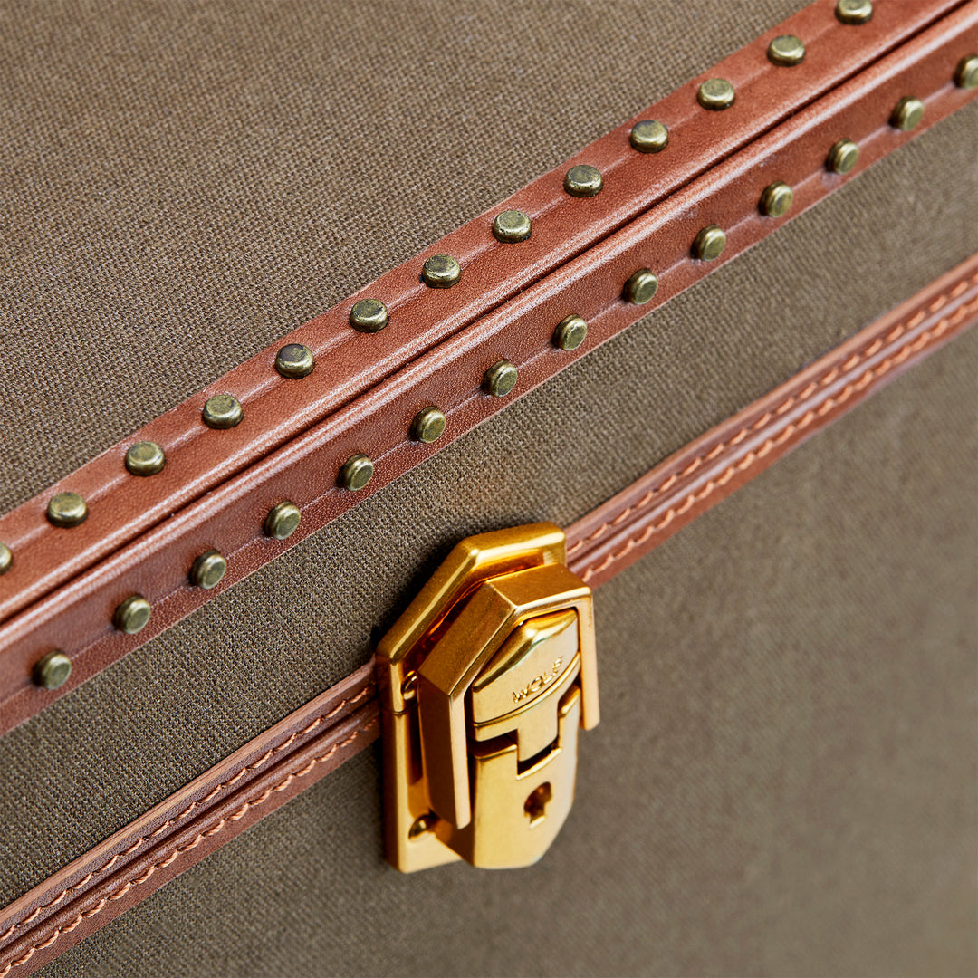 Ida Trunk Jewellery Box — Khaki