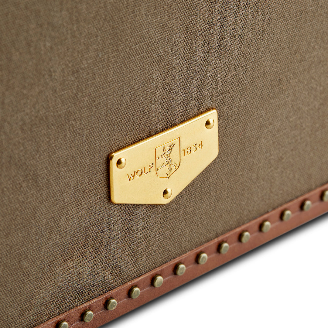 Ida Trunk Jewellery Box — Khaki