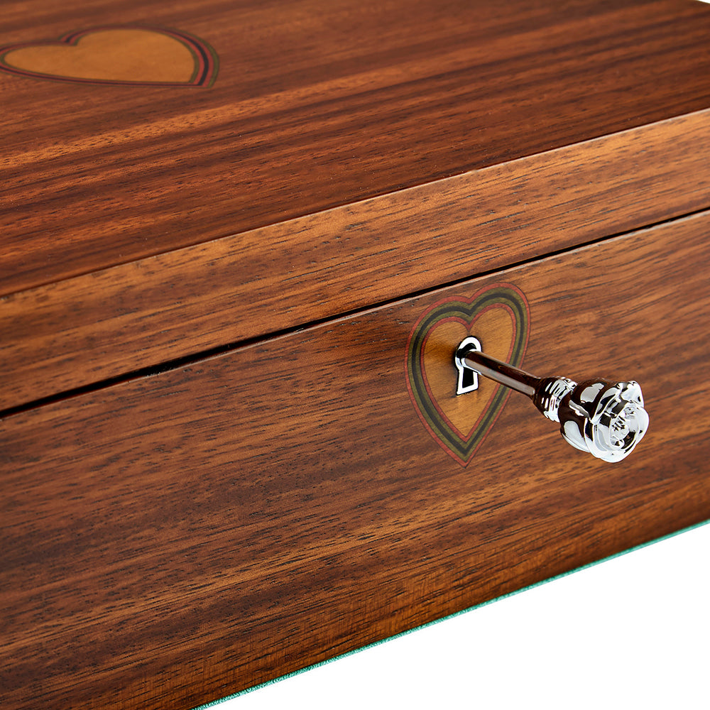Ballet Musical Jewellery Box — Sleeping Beauty Walnut Wood