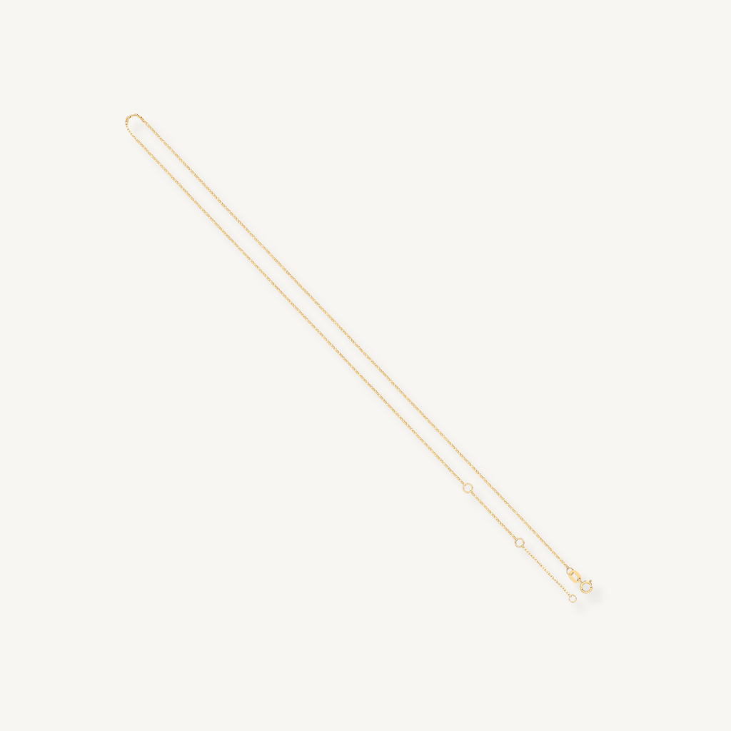 Fine Belcher Chain Necklace - 18ct Yellow Gold