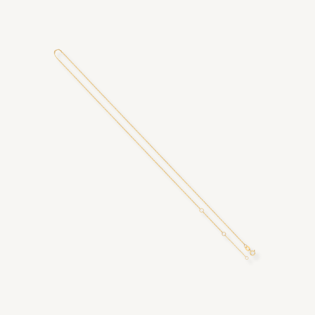 Fine Belcher Chain Necklace - 18ct Yellow Gold
