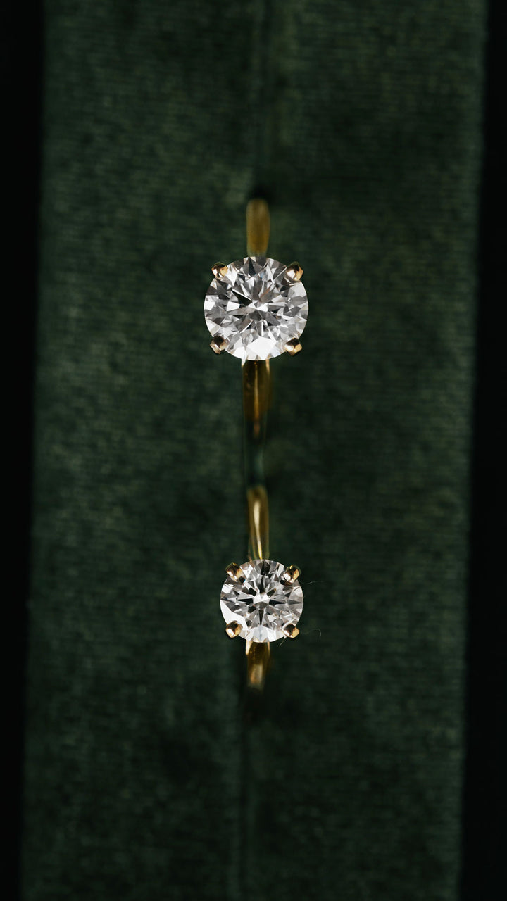 2ct Lab Grown Diamond Engagement Ring | 9ct Yellow Gold | Round Brilliant | IGI Certified