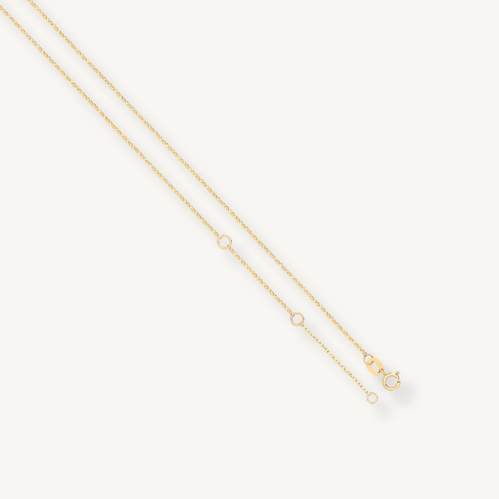 Fine Belcher Chain Necklace - 18ct Yellow Gold