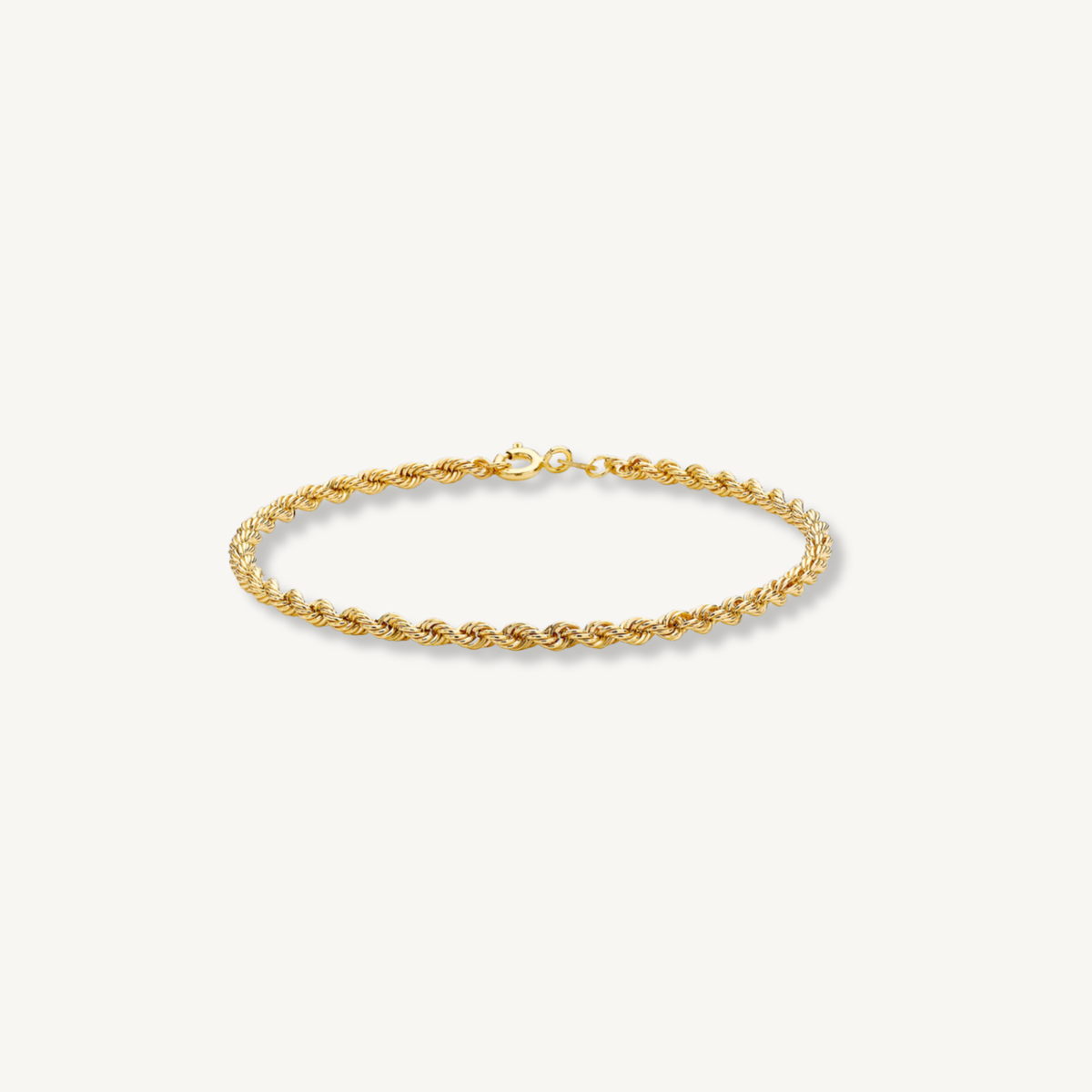 Rope Chain Bracelet – 9ct Yellow Gold