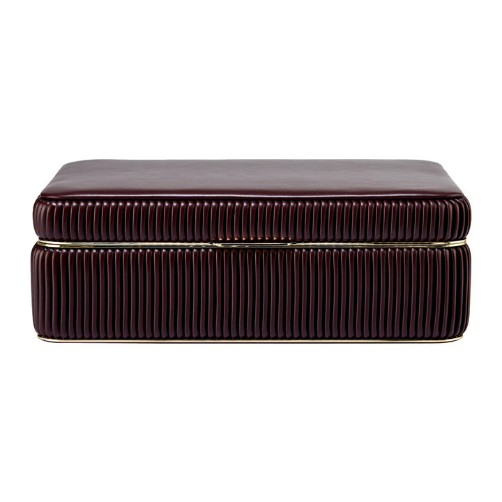 Bella Medium Jewellery Box — Bordeaux
