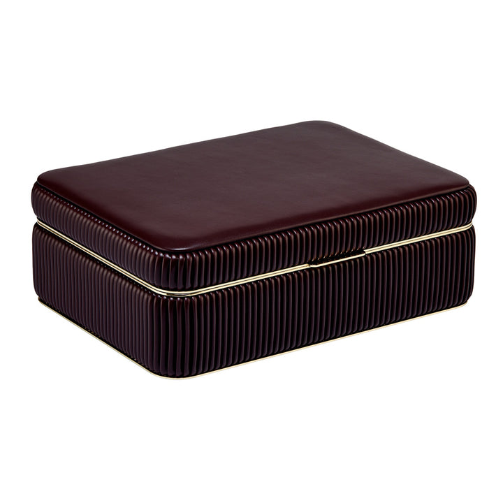 Bella Medium Jewellery Box — Bordeaux