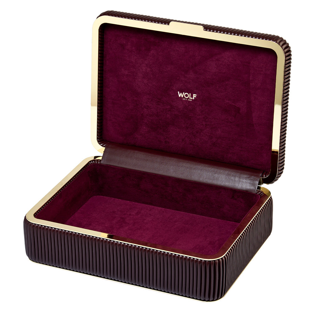Bella Medium Jewellery Box — Bordeaux