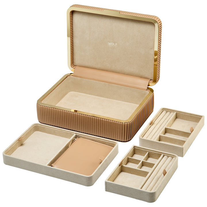 Bella Medium Jewellery Box — Mocha