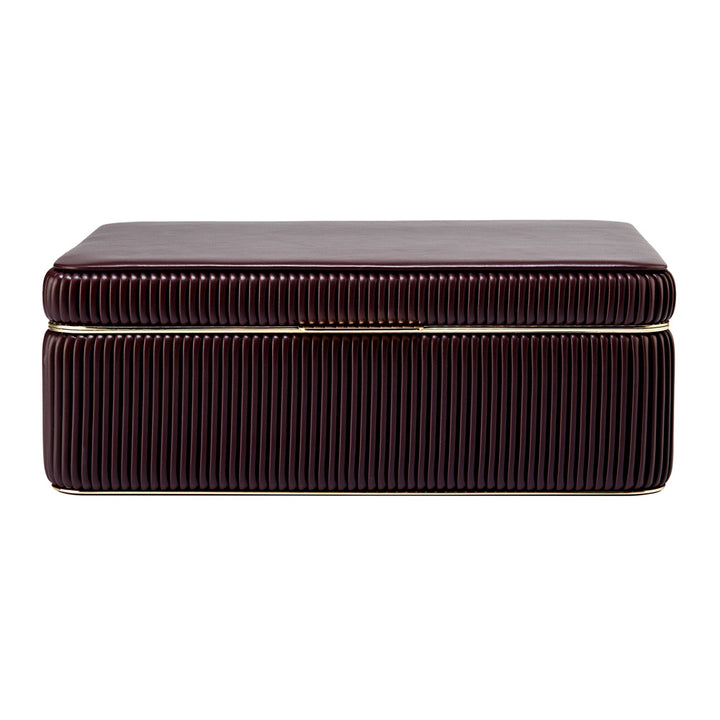 Bella Large Jewellery Box — Bordeaux