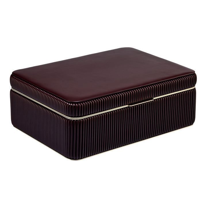 Bella Large Jewellery Box — Bordeaux