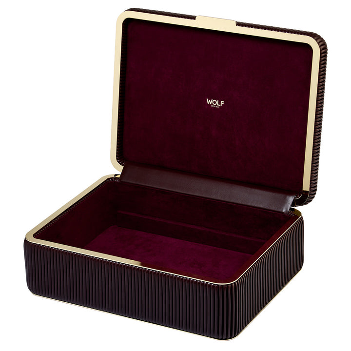 Bella Large Jewellery Box — Bordeaux