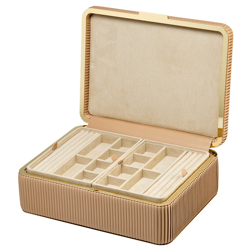 WOLF Bella Large Jewellery Box – Mocha