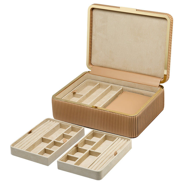 WOLF Bella Large Jewellery Box – Mocha