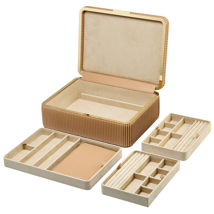 WOLF Bella Large Jewellery Box – Mocha
