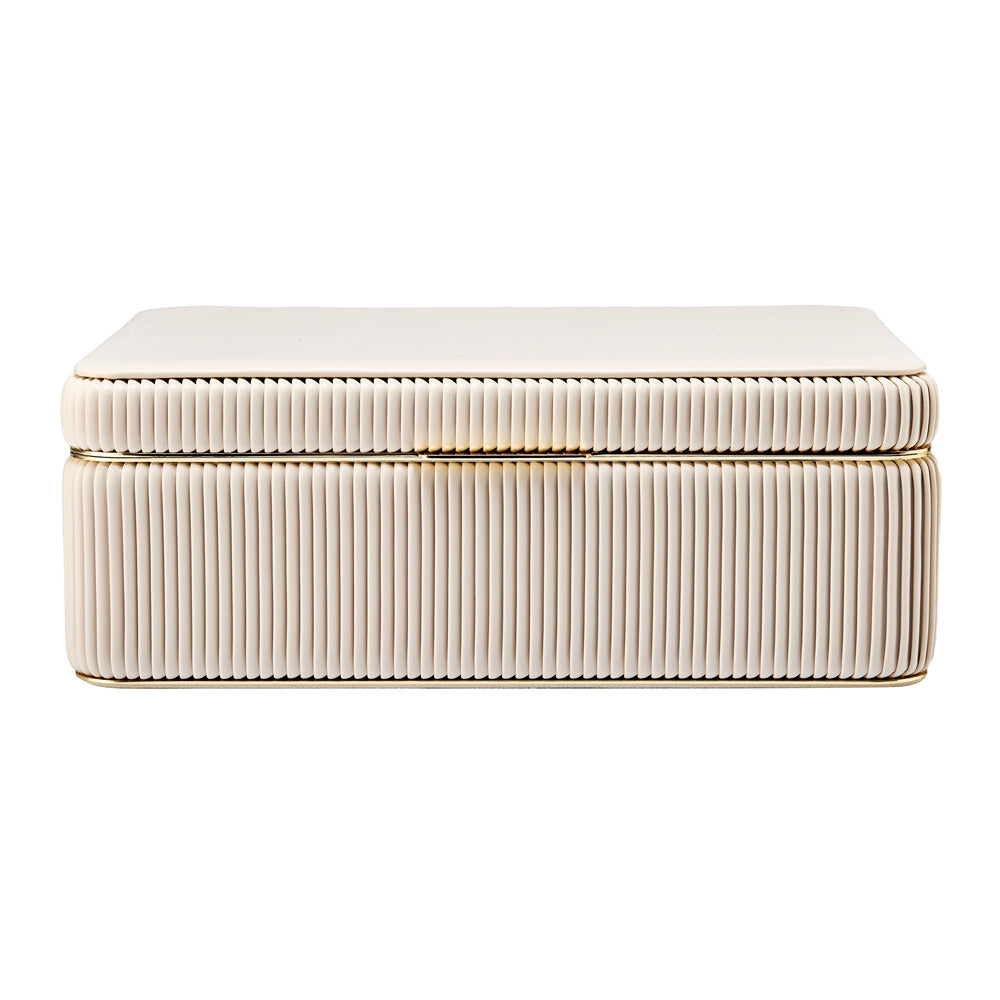 Bella Large Jewellery Box — Bone