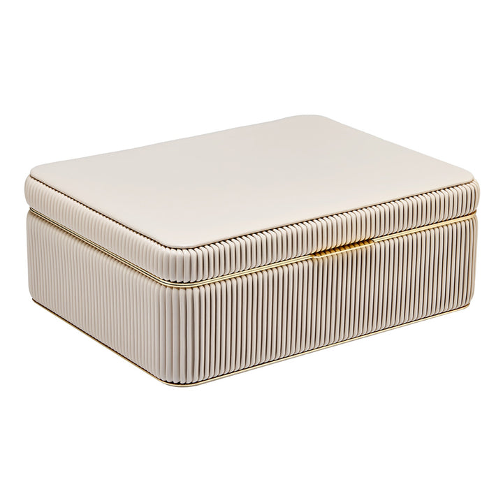 Bella Large Jewellery Box — Bone