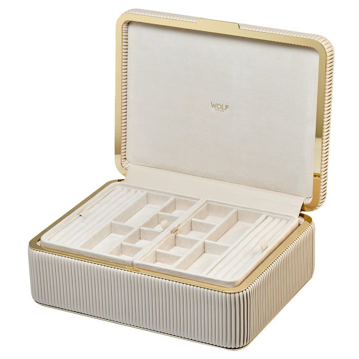 Bella Large Jewellery Box — Bone