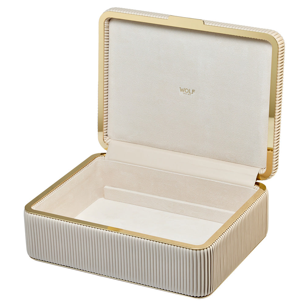 Bella Large Jewellery Box — Bone