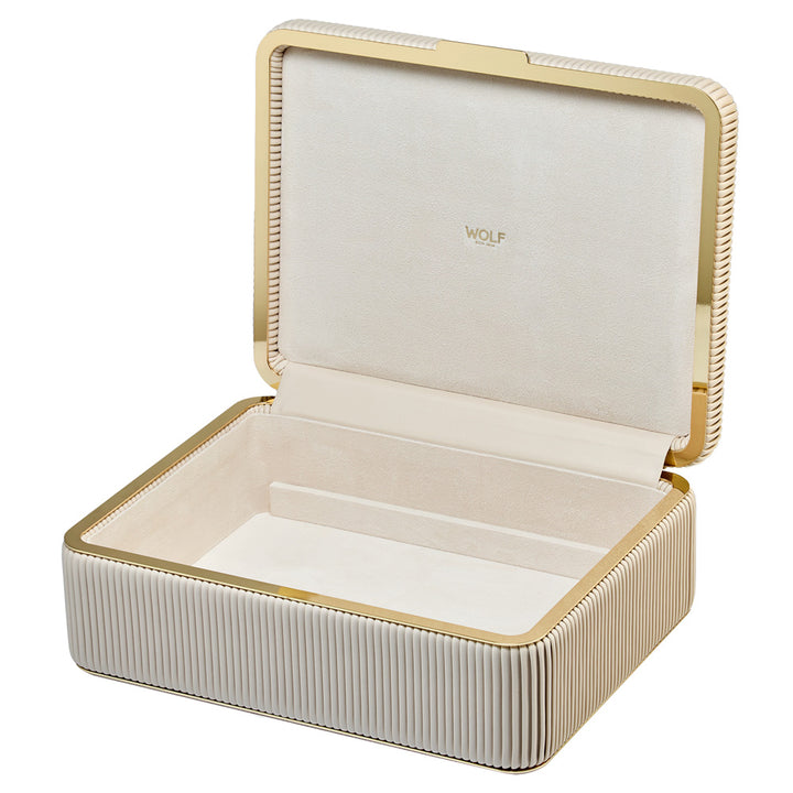 Bella Large Jewellery Box — Bone