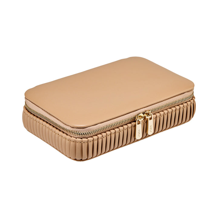 Bella Jewellery Zip Case — Mocha