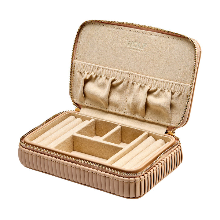 Bella Jewellery Zip Case — Mocha