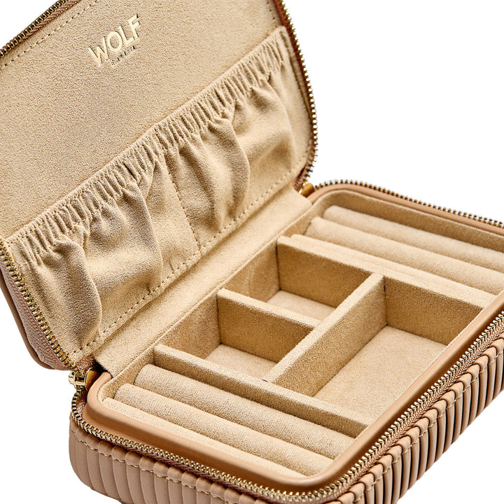 Bella Jewellery Zip Case — Mocha