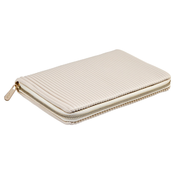 Bella Jewellery Zip Case — Bone