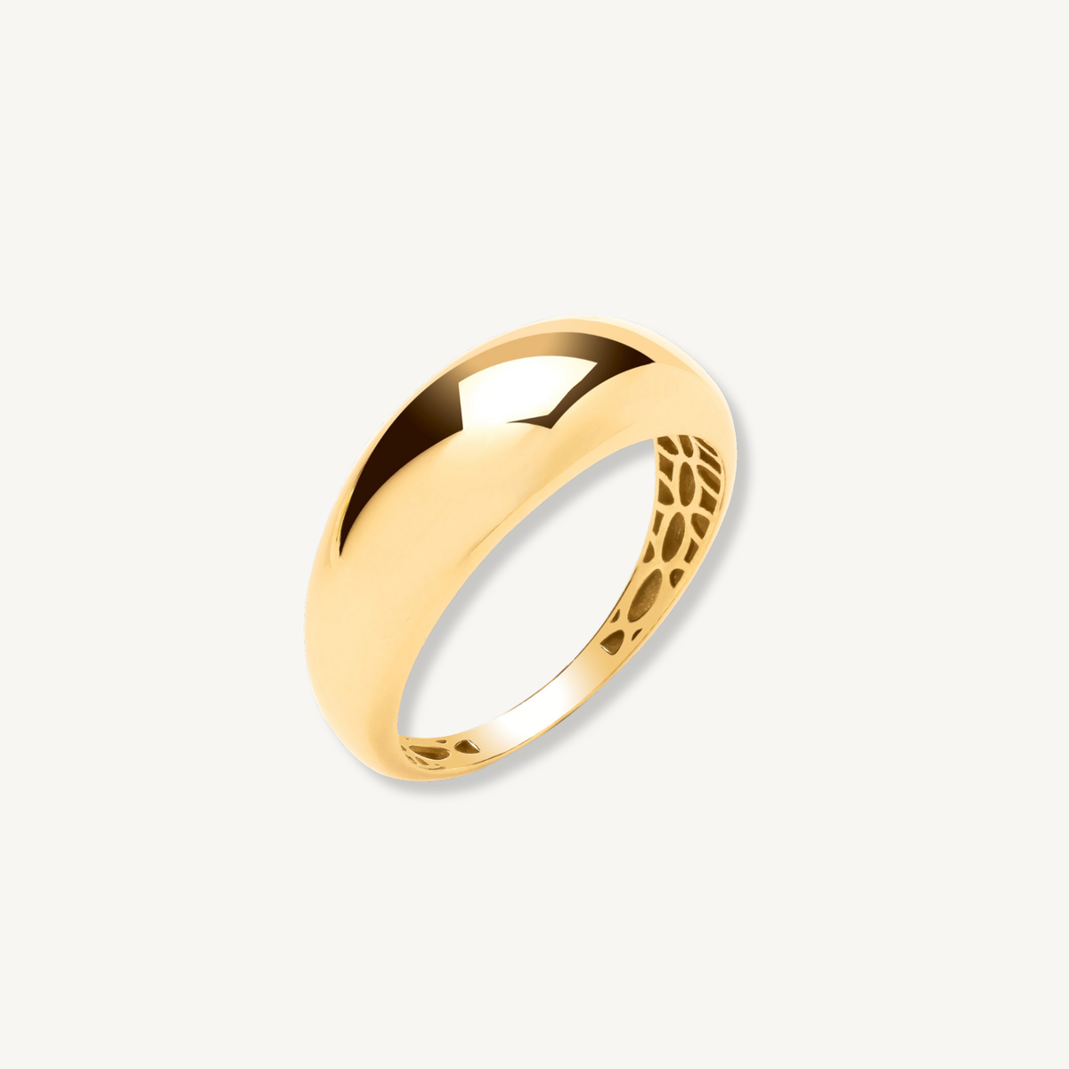 Dome Ring – 9ct Yellow Gold, product photo