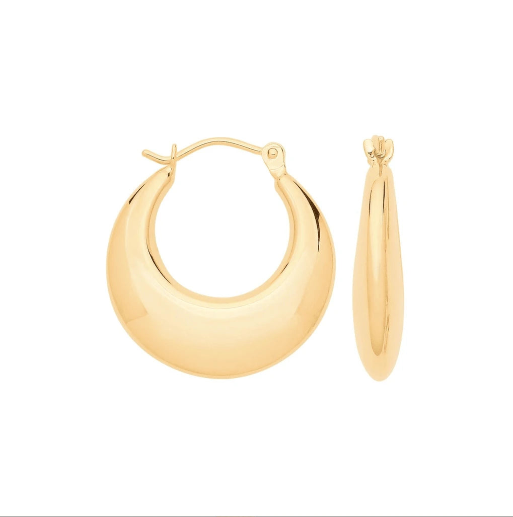 Gold Hoop Earrings by THERESHEIS.jewels