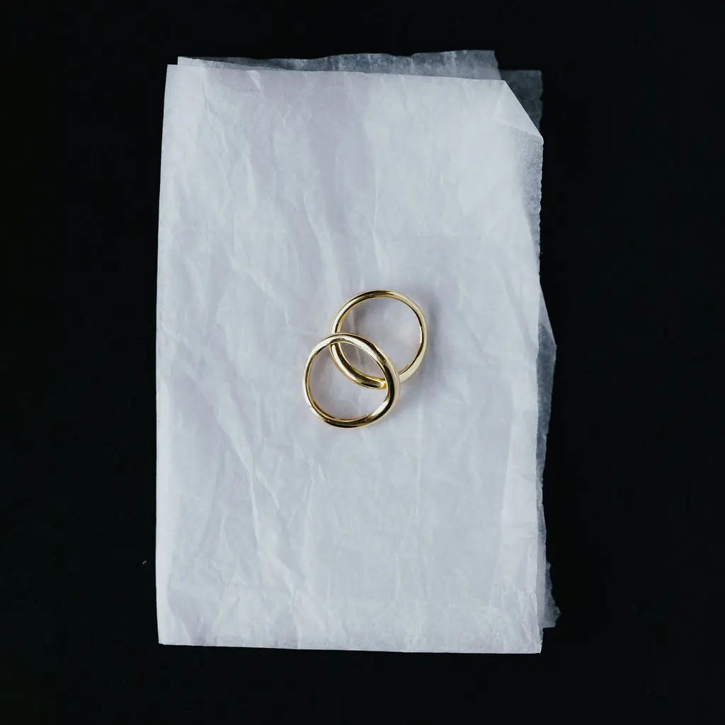 Wide Wave Gold Ring in 9ct Yellow Gold THERESHEIS.jewels*