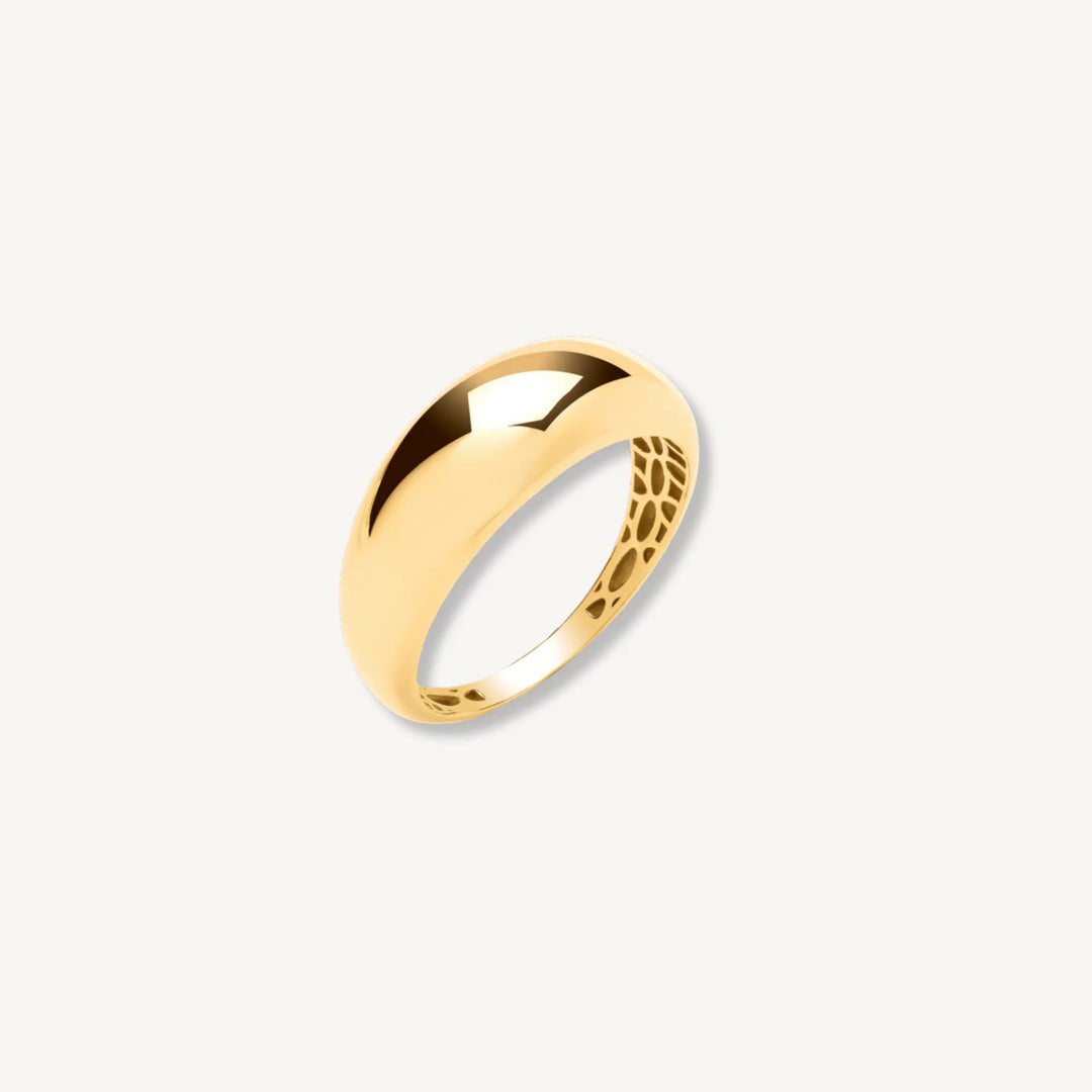 Valeria Dome Ring – 9ct Yellow Gold THERESHEIS.jewels*