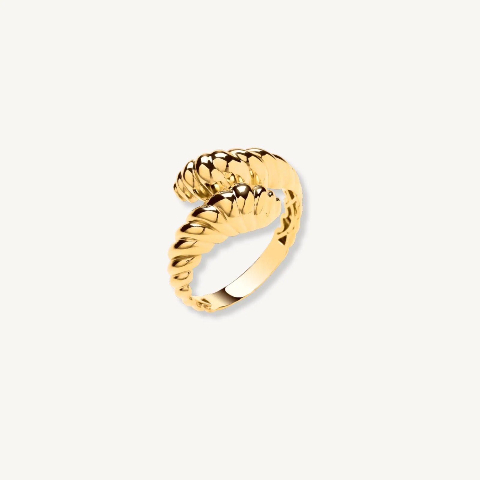 Serpentina Cross Over Ring – 9ct Yellow Gold THERESHEIS.jewels*