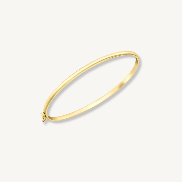 Domed Gold Bangle in 9ct Yellow Gold THERESHEIS.jewels*