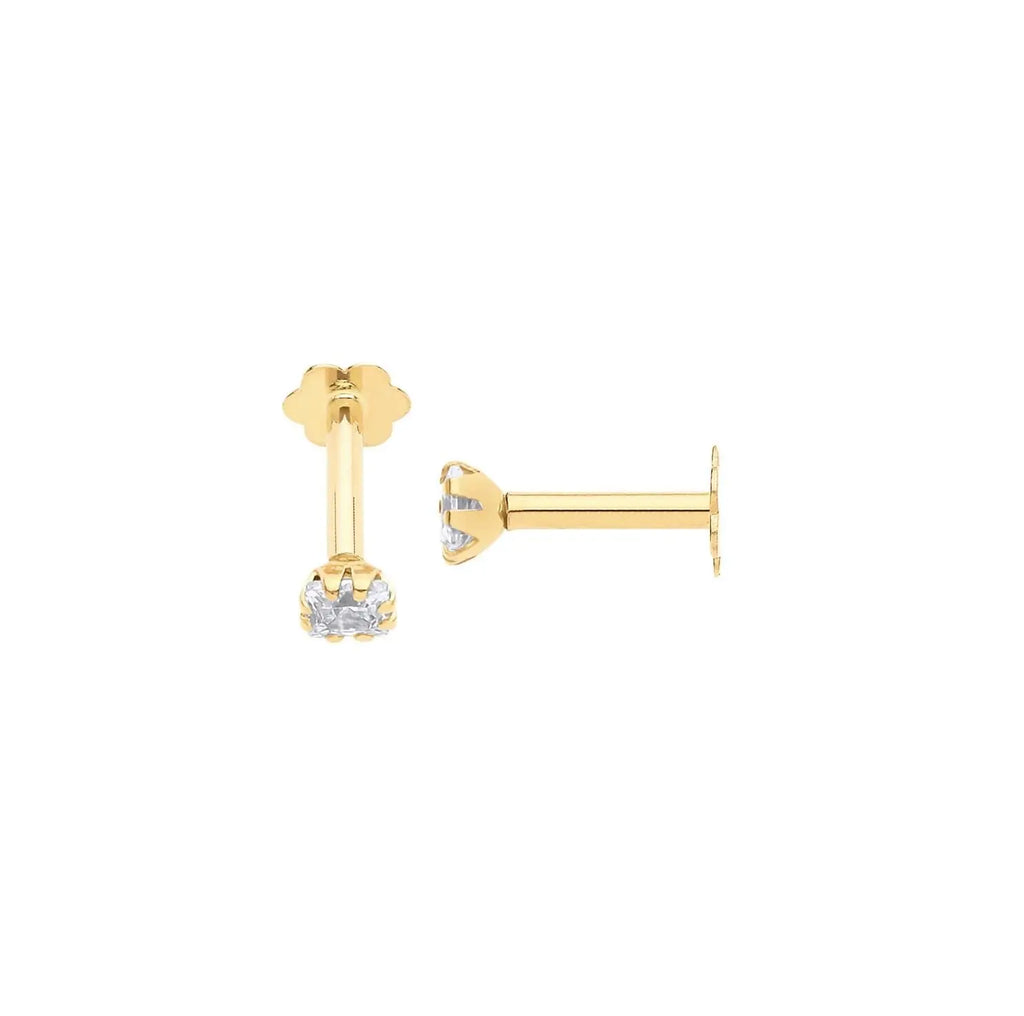 Ava Cartilage Stud – 9ct Yellow Gold THERESHEIS.jewels*